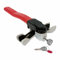 HP-Autozubehör 10287 Lenkradkralle Rotary Lock Diebstahlsicherung, Rot