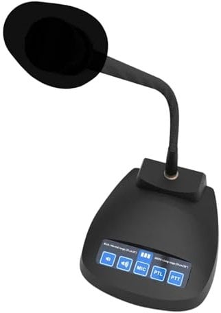 SpeechWare USB 3-in-1 TableMike | Professional Condenser Microphone with boom for PC and Mac | Cardioid Pattern | Streaming, Podcast, Videoconferencing, Voice Recognition, Gaming | Black & Silver