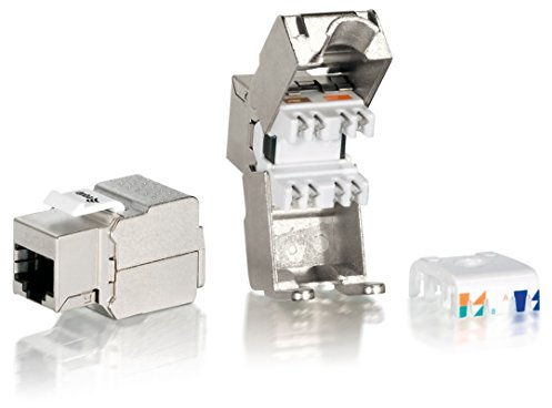 Equip 8 x Keystone Jack Cat.6 voll geschirmt werkzeugfreier Anschluss