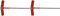 BONDHUS, 3MM T-Handle HEX Driver 6, 3MM, 15256