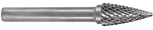RUKO 116028 - Fresas metal duro forma G - SPG Arco en punta (12 x 65 mm)