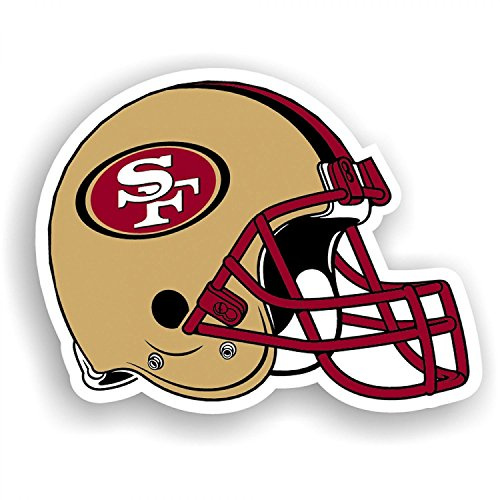 Fremont Die NFL San Francisco 49ers Vinyl-Helmmagnet, 20,3 cm, Teamfarben