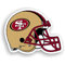 Fremont Die NFL San Francisco 49ers Vinyl-Helmmagnet, 20,3 cm, Teamfarben