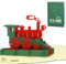 LINPOPUP®, LIN17182, Pop-Up -3D Karte, Geburtstagskarte, Glückwunschkarte, Kinderkarte, Geschenk Geburtstag Gutschein, Lokomotive, N152