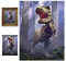 3D LiveLife Linsenförmige Wandkunst Drucke - T-Rex-Szene von Deluxebase. Ungerahmtes 3D Dinosaurier Poster. Perfekter Wandfüller. Original kunstwerk lizenziert von bekannt künstler, David Penfound