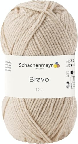 Schachenmayr Bravo 9801211-08345 Linen Hand Knitting Yarn, Crochet Yarn