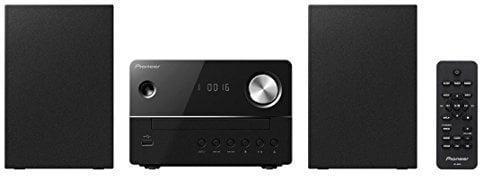 Pioneer X-EM16(B) Fernbedienbares Microsystem (CD, FM-Radio, MP3-USB und Weckfunktion) Schwarz