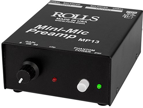 Rolls ROLLS MINI SINGLE CH MIC PREAM DJ Accessories