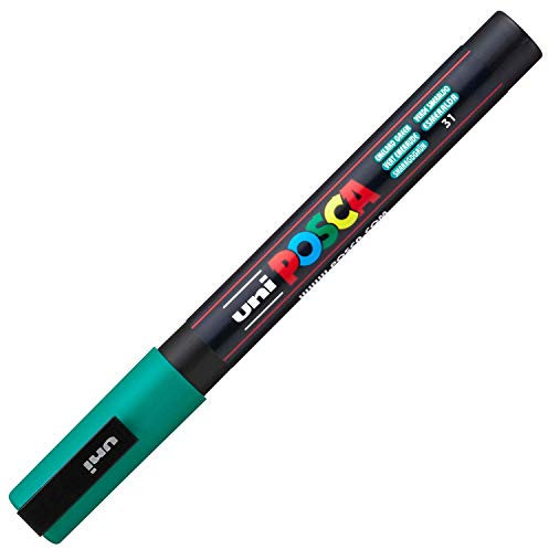 Uni-Ball marqueur peinture PC-3M, vert émeraude
