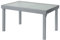 ib style Gartentisch Diplomat XXL, Ausziehbar 135-270 cm, Outdoor, Aluminium Esstisch, Gartenmöbel, Große Tischplatte aus Sicherheits Glas, Silber