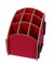 Werkhaus Penbox Tower, Holz/MDF, L 14 x B 12, 250 g, Rot