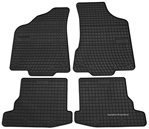 Gummi Auto Fußmatten exakter Passform 4-teilig VW-0402