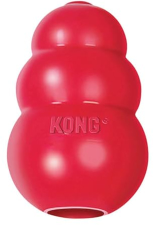 Kong - Classic Dog Toy - Durable Natural Rubber - Bite, Chase and Fetch Toy - for Extra Large Dogs