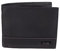 GUESS Herren Leder Slim Bifold Geldbörse, schwarz/weiß, Einheitsgröße