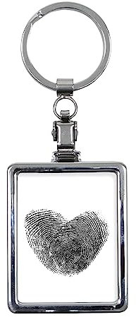 Deknudt Frames S59NB1 Schlüsselanhänger, rechteckig, Metall, 3 x 4 cm