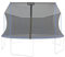 Ultrasport Uni-Jump Trampolin Sicherheitsnetz, Schwarz, 460 cm