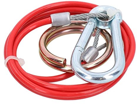 AB Tools 1m 2mm rimorchio frenato Rompere Il Cavo (Rosso) TR027