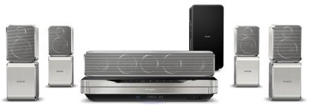 Philips - Fidelio HTS9520 - Home cinéma Blu-ray 5.1 - HDMI - USB - 1000W RMS - Gris