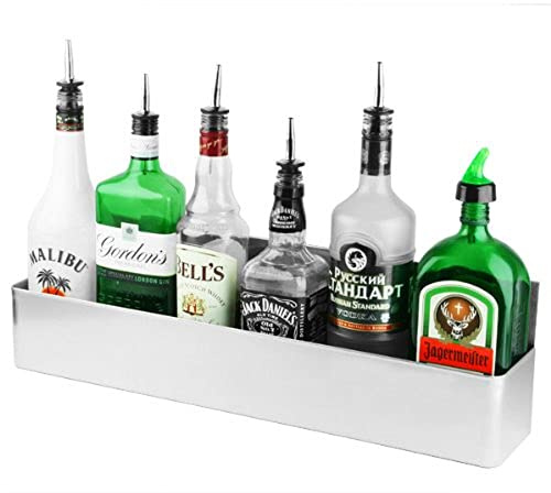 bar@drinkstuff Speed Rail 22 inch Silver