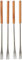 KUHN RIKON 32099 Fondue Zubehör Käse-/Fleischfonduegabeln,Kirschholz 4 Stk, 26 cm, Braun