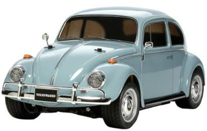 TAMIYA 58572 1:10 RC Volkswagen Beetle (M-06) - ferngesteuertes Auto, RC Fahrzeug, Modellbau, Bausatz zum Zusammenbauen, Hobby, Basteln