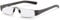 Zeitlose Porsche Design P'8801 Edelstahl-Lesebrille inkl. Etui und Mikrofasertuch in Grau/Silber + 1,00 dpt