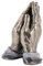 US 19,7 cm Betende Hände kalt gegossen Bronze Material Figur