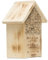 Windhager Insektenhotel ZUR POST, Insektenhaus Nistplatz Brutplatz, Schutz für viele nützliche Insekten, aus Massivholz, 12 x 20 x 27 cm, 06971, Holz