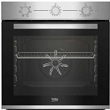 Beko Conjunto BSE22120X Horno+Placa INOX Aq, 50 W, 66 litros, Acero aleado, Negro