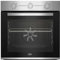 Beko Conjunto BSE22120X Horno+Placa INOX Aq, 50 W, 66 litros, Acero aleado, Negro