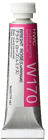 Holbein Watercolour : 5ml Tube BRIGHT ROSE (LUMINOUS)
