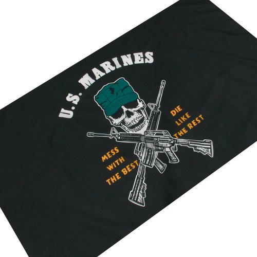 Miltec Unisex – Erwachsene Flagge-16788000 Flagge, Motiv Us Mc, One Size