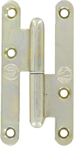 Jardinier Massard 3479045305406 Scharnier für Scharniere aus verchromtem Stahl, runde Spitze, 140 x 55 Sens.D, unbekannt, Einheitsgröße
