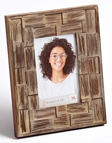 walther design Bilderrahmen dunkelbraun 13 x 18 cm Liam Portraitrahmen YJ318P