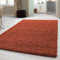 Carpetsale24 Shaggy Hochflor Teppich, 200x290 cm, Terrakotta, weich, flauschig, modern, einfarbig, Für große Wohnzimmer oder Esszimmer, für Wohnzimmer Schlafzimmer Flur