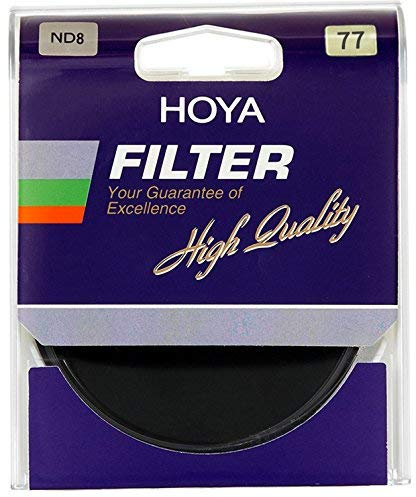 Hoya 77 mm Graufilter ND8 Filter aus mehrfach vergütetem Glas, Made in Japan