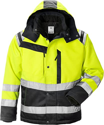 Fristads 119630 Kansas Workwear Warnweste, gelb/schwarz, M