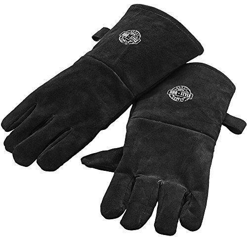 Bamix GE89246 - Guanto per Barbecue, in Tessuto, 34 x 15,5 x 3,5 cm, Colore: Nero