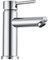 Hapilife Grifos de lavabo de baño cromado con mangueras estándar del Reino Unido monomando mezclador de frío y calor moderno