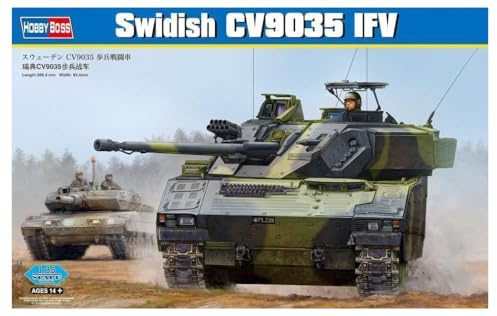Hobbyboss 1:35 Scale Swedish CV9035 IFV Model Kit (Grey)