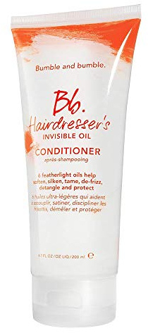 Bumble and bumble. Hairdresser's Invisible Oil Hydrating Conditioner | Hydrating, Anti Frizz, Shine, Color Safe | Curly, Wavy, Straight | With Argan, Grapeseed + Coconut Oil, 60 ml