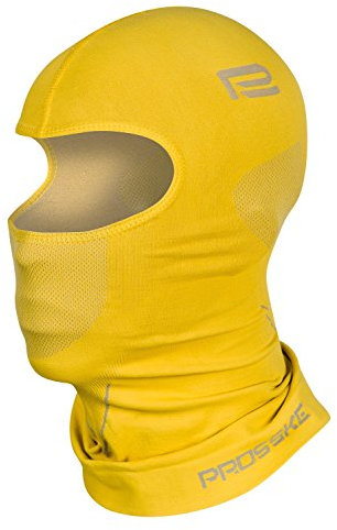 Prosske Sturmhaube XDry SH2 Damen Herren Kinder Skihaube Balaclava viele Farben - Gelb, S