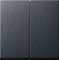 Gira 026628 Serienwippen mit Set IP44 System 55, anthrazit