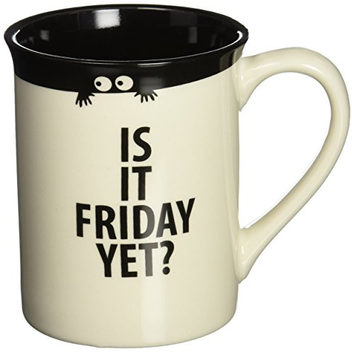 Enesco Tasse aus Steingut, 473 ml Friday Yet 16 ounce mehrfarbig