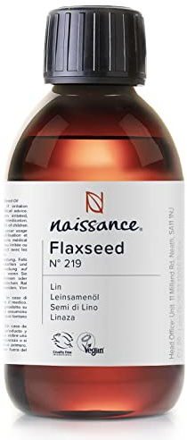 Naissance Leinöl Nativ (Nr. 219) - 225ml - 100% Rein, Kaltgepresst