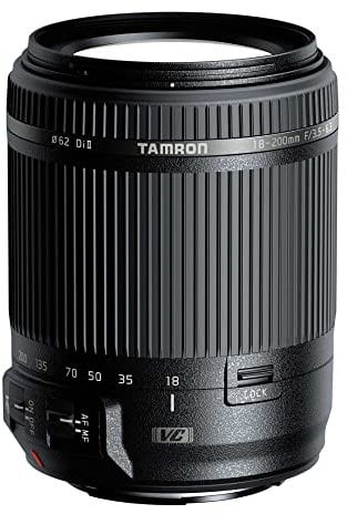 Tamron, Obiettivo, 18 – 200 mm, F/3.5 – 6.3 Di II VC Canon, megazoom, compatto, stabilizzato, per montatura Canon