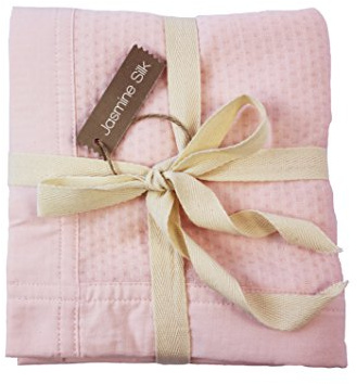 Jasmine Silk Kuschlige rein Bambus Decke für Kinder und Babys Babydecke / Kinderdecke/ Erstlingsdecke / Kuscheldecke / Strickdecke (Rosa) 90x90cm