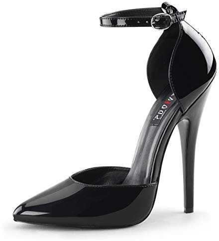 Higher Heels PleaserUSA Pumps Domina-402 Lack schwarz Gr. 35