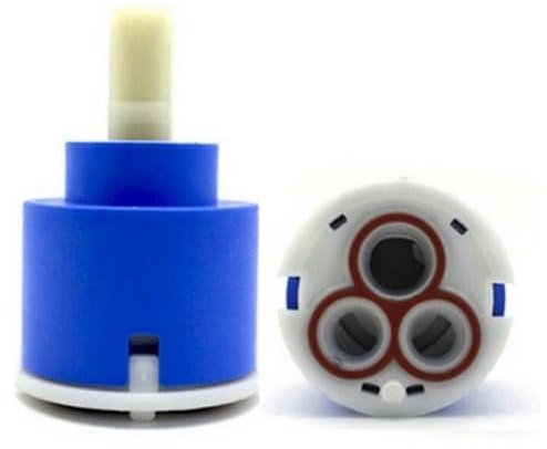 Schläfer | 480037 - Cartucho de cerámica de repuesto para Kerox 35 mm K35 sin base de cartucho con 1 grifo de pie, cartucho para bañera