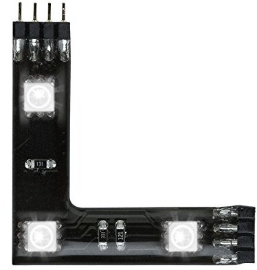 Paulmann Function YourLED 90°-Connector 3x0,72W Set RGB 12V DC Schwarz Kunststoff